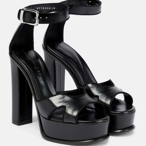 Alexander McQueen Block Heel Platform Sandals - Picture 6 of 16